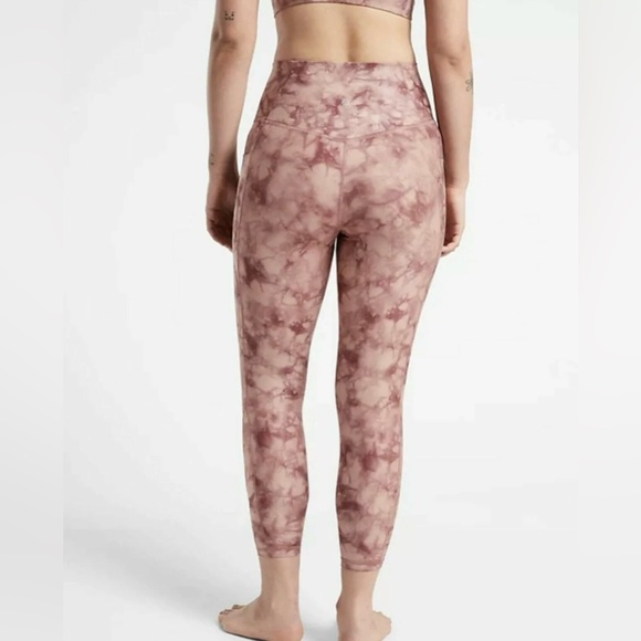 Athleta Salutation Stash II 7/8 Pocket Leggings, Size XL Riptide Palermo… - Picture 4 of 9